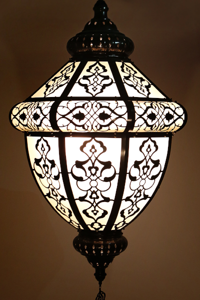 Single Ottoman Design Antique Hanging Lamp Model 2